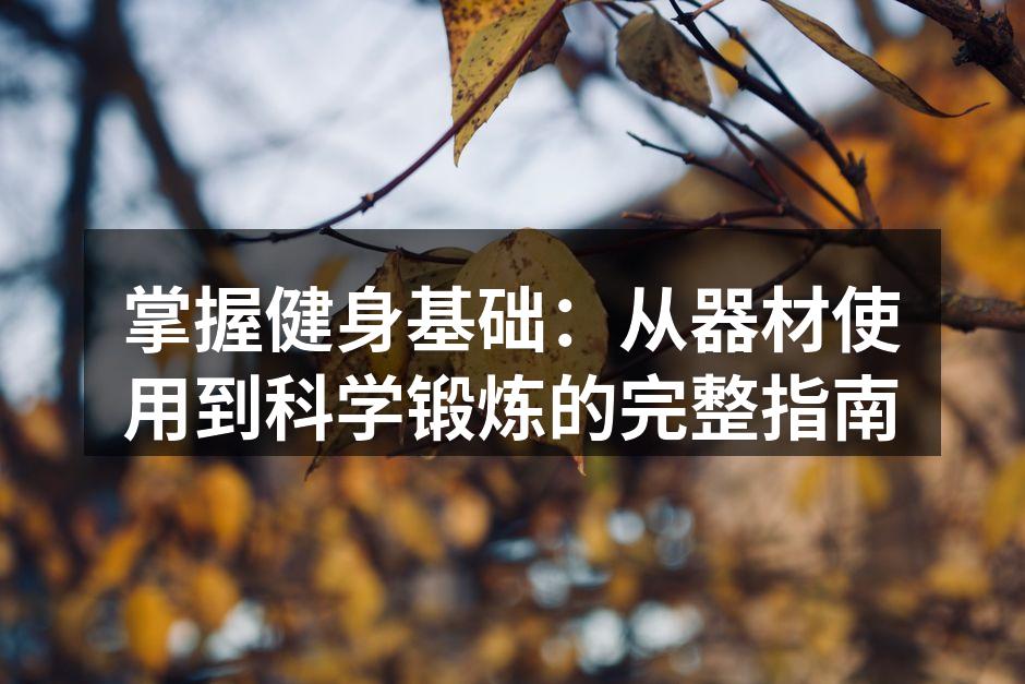 健身器材选择指南